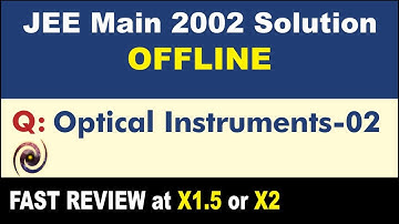 JEE Main 2002 Physics Solutions | Optical Instruments-02