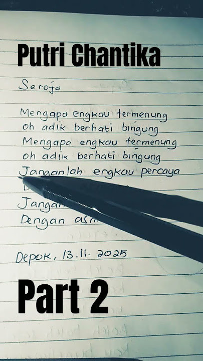 Top Music Lirik Lagu Part 029 (Bunga Seroja - Putri Chantika Part 2) #shorts #short #Spc86Reborn