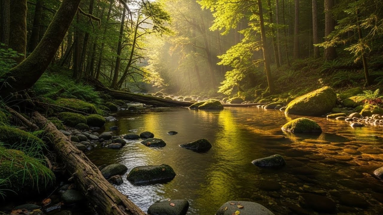 Serene River Water 🌿 Gentle Flowing Ambience for Sleep, Calm, and Meditation #205