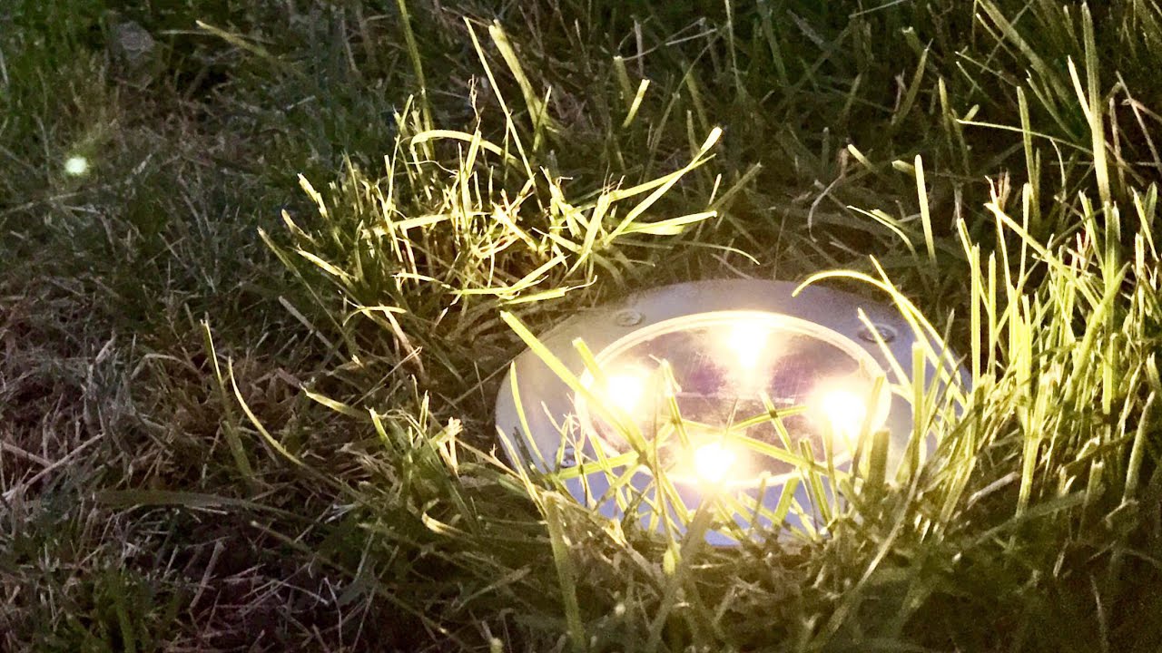 Flush Ground Solar Lights Review - YouTube