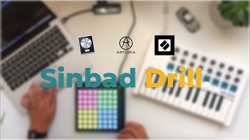Drill From Cartoon Sample Logic Pro X | Novation LaunchPad Mini MK3 & Artutia MiniLab MK2.