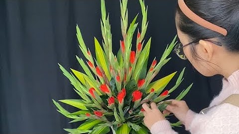 Cắm Bình Hoa Lay Ơn Ngày Tết