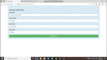 CRUD PHP MYSQL DAN BOOSTRAP (Toko Buku )