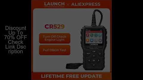 New launch Creader 529 OBD2 Scanner Automotive Diagnostic Tool OBDII Code Reader Fault Code Read OBD