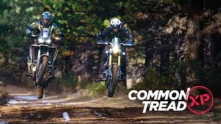 Motorcycles! Snow! Mountains! Honda Africa Twin 1100 vs. Triumph Scrambler 1200 XE | Common Tread XP screenshot 3