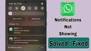 Fix: WhatsApp Notifications Not Showing! 2024 Solving WhatsApp Notifications Not Working Problem.