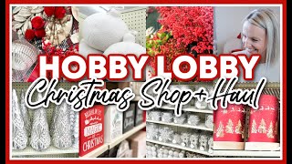 *NEW* HOBBY LOBBY CHRISTMAS DECOR 2023 SHOP + HAUL | CHRISTMAS DECOR IDEAS