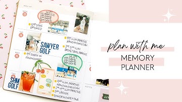 Plan With Me | Memory Planner | Scrapbooking | Stop The Blur | Heidi Swapp Storyline Chapters
