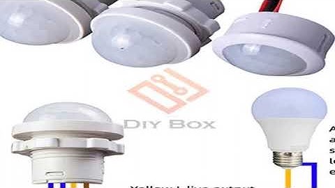 AC110-240V DC12-24V Automatic Sensor Light Switch LED PIR Infrared Motion Sensor Detection Night Lig