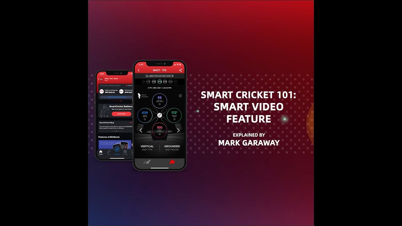 SmartCricket 101 Smart Video Feature