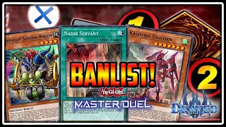 Master Duel BANLIST is Here! Kashtira, Superheavy & More!