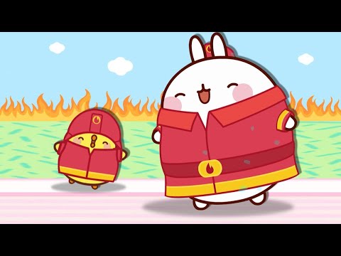 Molang et Piu Piu : Pompiers 🧯🚒 | Dessin animé pour enfants | Molang en français