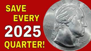 Which 2025 quarter is the most valuable? Modern quarters worth money!!