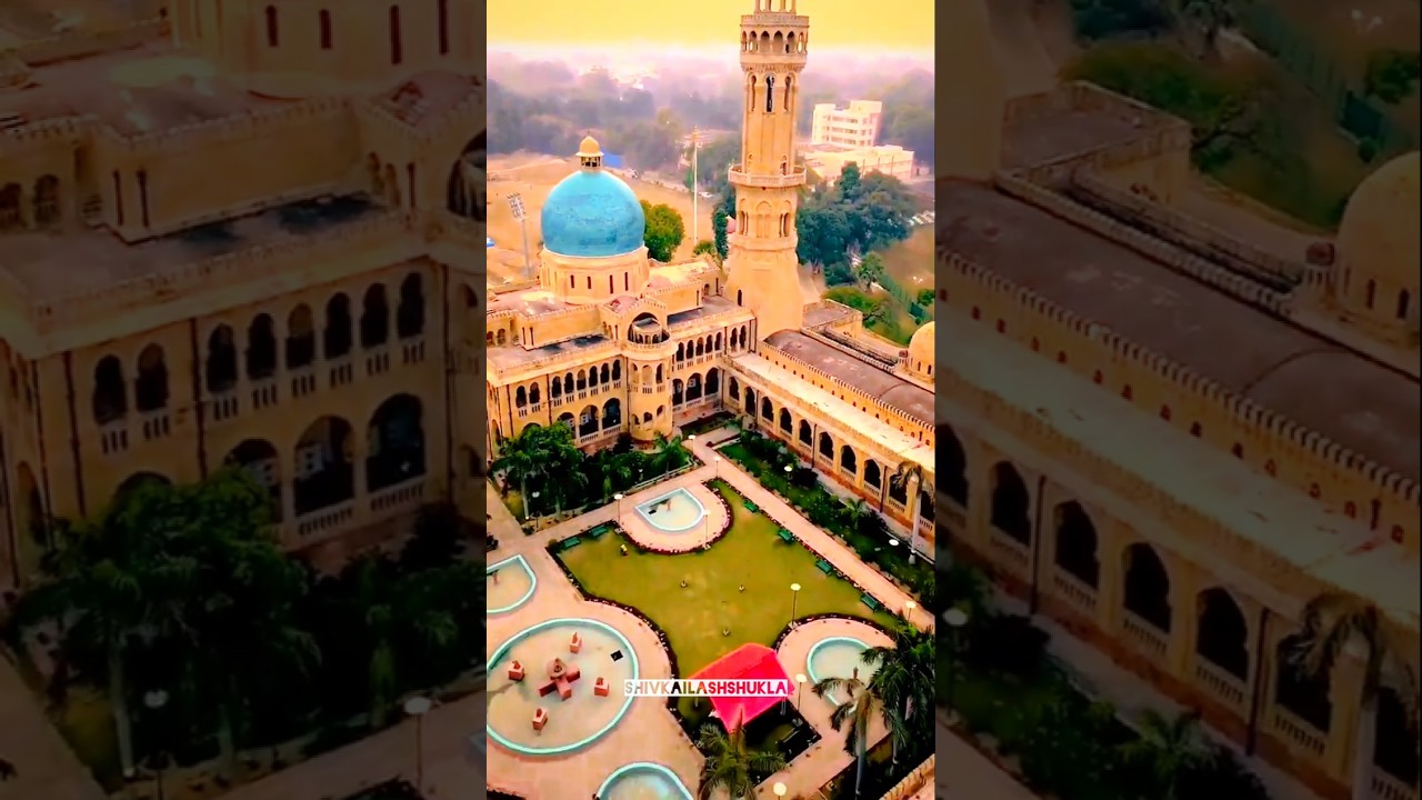 allahabad university campus tour science faculty of allahabad university drone view 