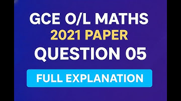 2021 O/L Part A Question 5  |  ABC කෝණයේ අගය ලේසියෙන් ගමු Explained in Sinhala