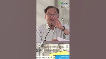 Amboi Anwar Ibrahim mai, terima kasih ja!  #majoritiofficial #shortsmajoriti #anwaribrahim