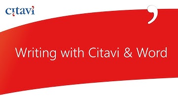 8/8 Writing with Citavi 5 and Word