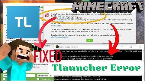 How to Resolve Incompatible Video Card Drivers Error in TLauncher Minecraft!