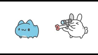 [BugCat-Capoo] Capoo & Tutu - love sniper LINE Stickers