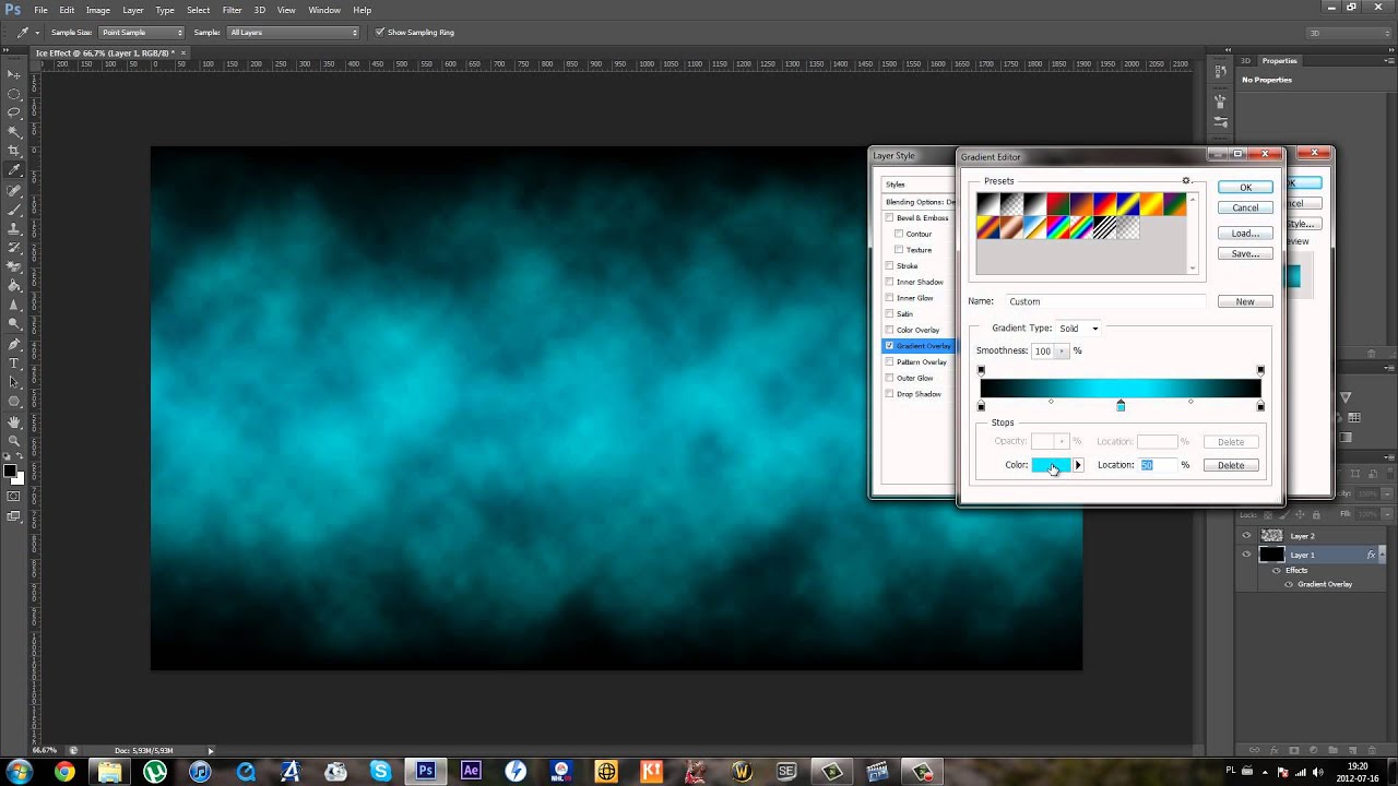 [1080p HD] Ice Text Effect