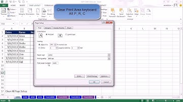 Excel Magic Trick 1048: Clear Page Setup In Excel, Trick To Do It Fast
