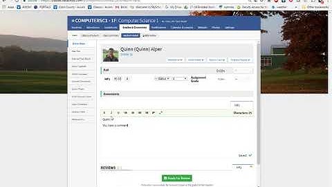Veracross Grade and Comment Entry
