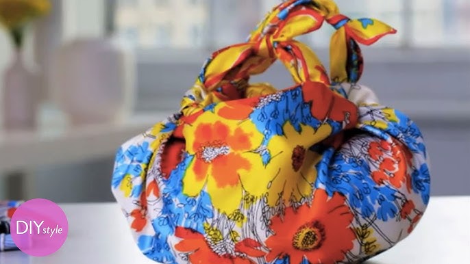 Knot-ical Silk Scarf Bag - One CrafDIY Girl