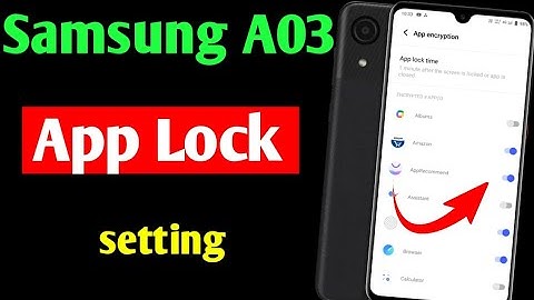 Samsung A03 app lock setting | Samsung A03 me app lock kaise kare | Samsung app lock setting 2022