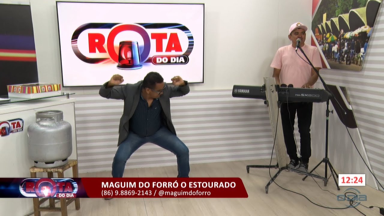 O estourado MAGUIM DO FORRÓ no ROTA DO DIA com WALBERTE DOURADO