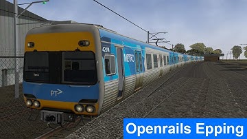 Openrails Melbourne: Epping - Flinders Street Real Time