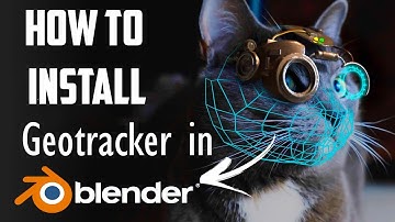 How to Install Geotracker in Blender