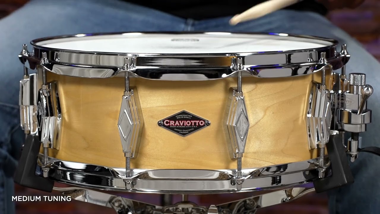 Craviotto 14x5.5 Nashville Classic Series Solid Poplar Snare Drum