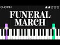 Chopin - Marche Funèbre (Funeral March) | EASY Piano Tutorial