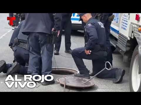 Nueva York: Tres personas salen de alcantarilla cerca de dignatarios de la ONU