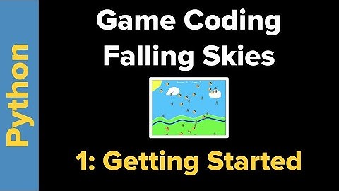 Python Game Programming Tutorial: Falling Skies Part 1