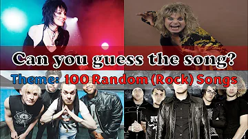 [TRIVIA] Guess the Song - 100 Random ROCK Songs