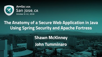 The Anatomy of a Secure Web Application in Java Using Spring Security and Apache Fortress