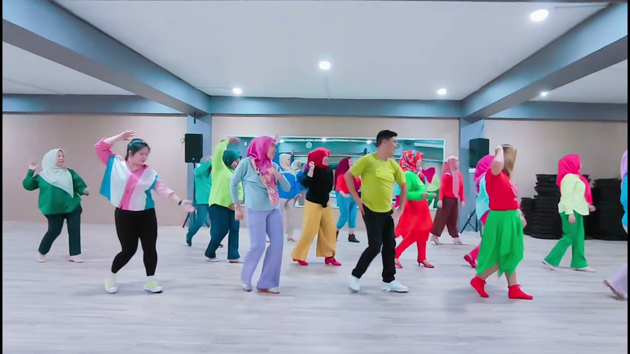 Bukan Untukku - Line Dance / Demo by Okami Studio Palembang
