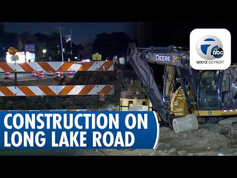 Long Lake Road between Livernois & Rochester in Troy closed for three weeks
