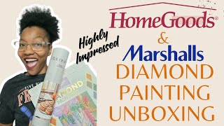 Diamond Painting UNBOXING Marshalls & HomeGoods