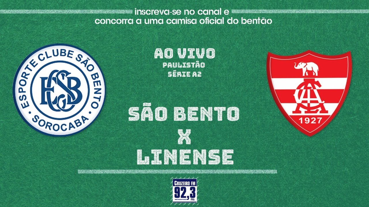 SÃO BENTO x LINENSE | PAULISTÃO A2 2024 - YouTube