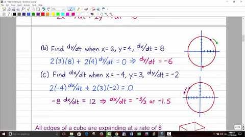 MATH 2413 - Related Rates
