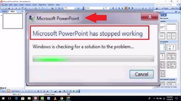 How to fix Microsoft PowerPoint Has Stopped Working Error in Windows