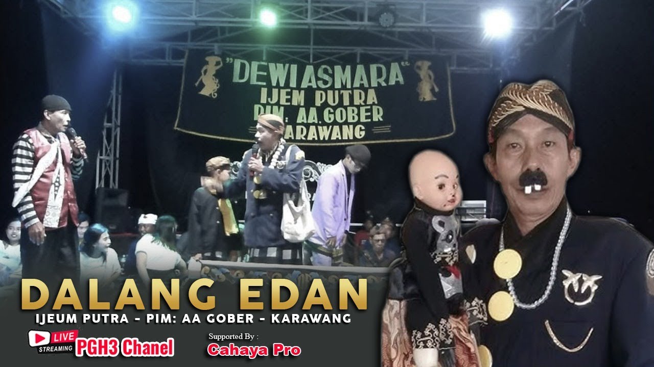 LIVE PAGELARAN WAYANG GOLEK DALANG GOBER/EDAN - HIBURAN RESEPSI PERNIKAHAN RAFLY SUNANDAR #pgh3