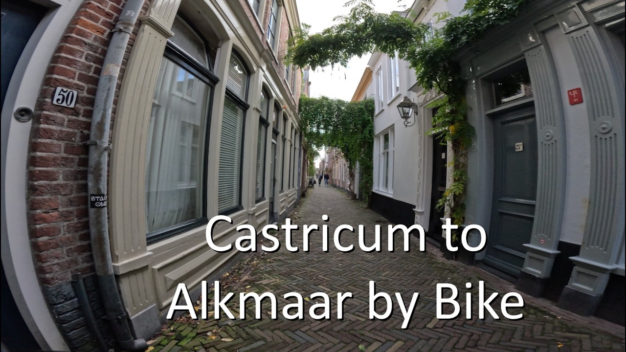 Autumn eBike Ride from Castricum - Alkmaar Old Town | October 2025