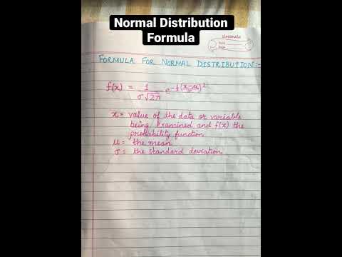 Formula for Normal