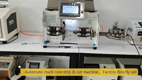 Automatic 1 2 3 4 5 6 7 cores Multi-core wire Cutting and Stripping Machine for sheathed cable strip