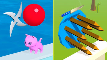 Dont Slice The Cats vs Master Slice - Very Satisfying And Relaxing ASMR Slicing Game