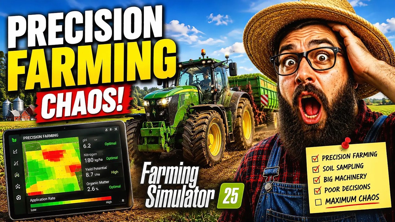 FARM CHAOS on a MASSIVE 4X MAP! 🚜💥 | Farming Simulator 25 LIVE