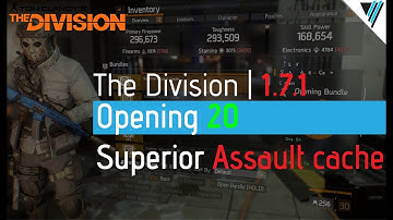 The Division Opening 20 Superior Assault Cache